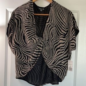 Forever 21 Kimono Cropped Top